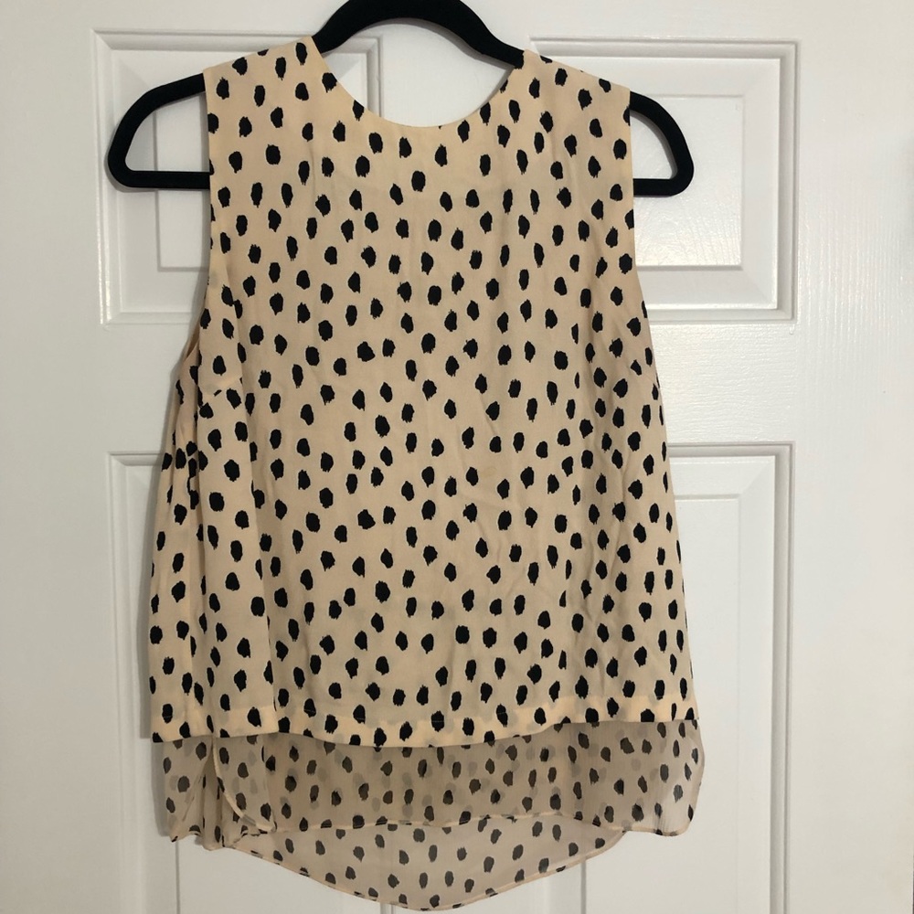 Kate Spade blouse, animal print, size M